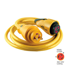 Marinco CS30-12 EEL 30A 125V Shore Power Cordset - 12’ - Yellow [CS30-12] - Shore Power
