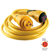 Marinco CS30-50 EEL 30A 125V Shore Power Cordset - 50’ - Yellow [CS30-50] - Shore Power