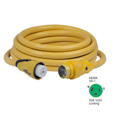 Marinco CS503-25 EEL 50A 125V Shore Power Cordset - 25’ - Yellow [CS503-25] - Shore Power