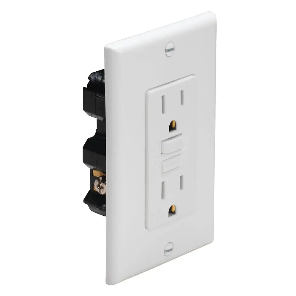Marinco Ground Fault Circuit Interrupter (GFCI) - White [1591-FI.WHITE] - Switches & Accessories