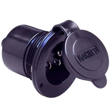 Marinco Marine On-Board Hard Wired Charger Inlet - 15Amp - Black [150BBI] - Shore Power