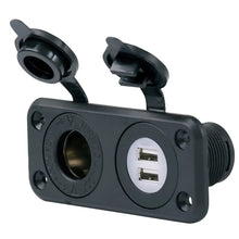 Marinco SeaLink Deluxe Dual USB Charger & 12V Receptacle [12VCOMBO] - Accessories