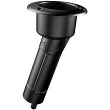 Mate Series Plastic 15 Rod Cup Holder - Drain - Round Top - Black [P1015DB] - Rod Holders