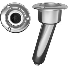 Mate Series Stainless Steel 15 Rod Cup Holder - Drain - Round Top [C1015D] - Rod Holders