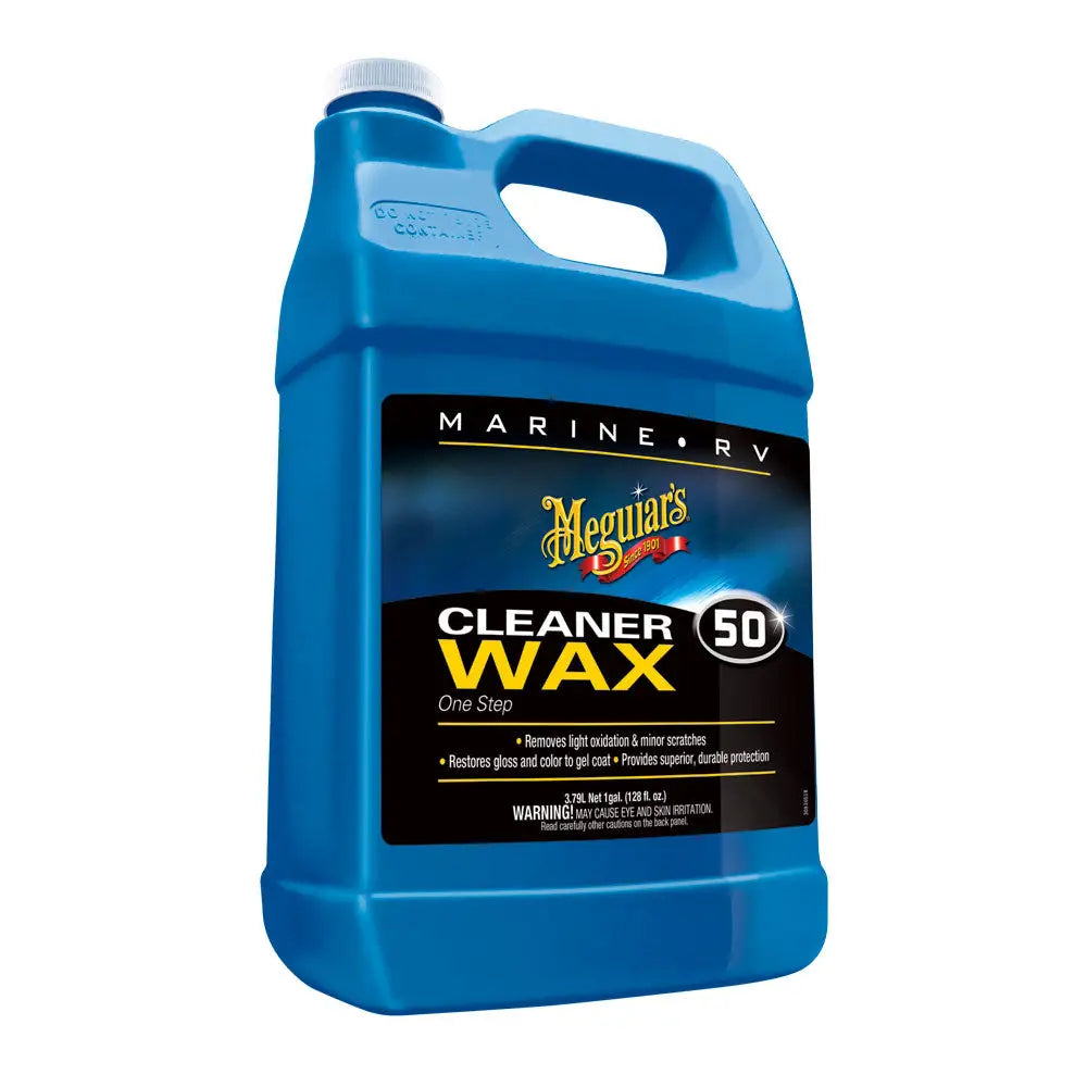 Meguiar’s #50 Boat/RV Cleaner Wax - Liquid 1 Gallon [M5001] - Cleaning