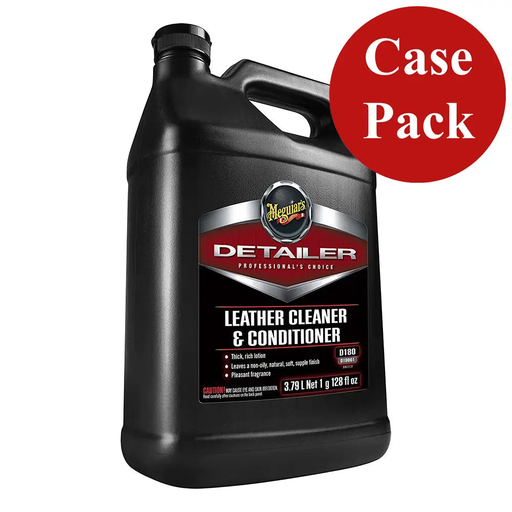 Meguiars Detailer Leather Cleaner Conditioner - 1-Gallon *Case of 4* [D18001CASE] - Cleaning