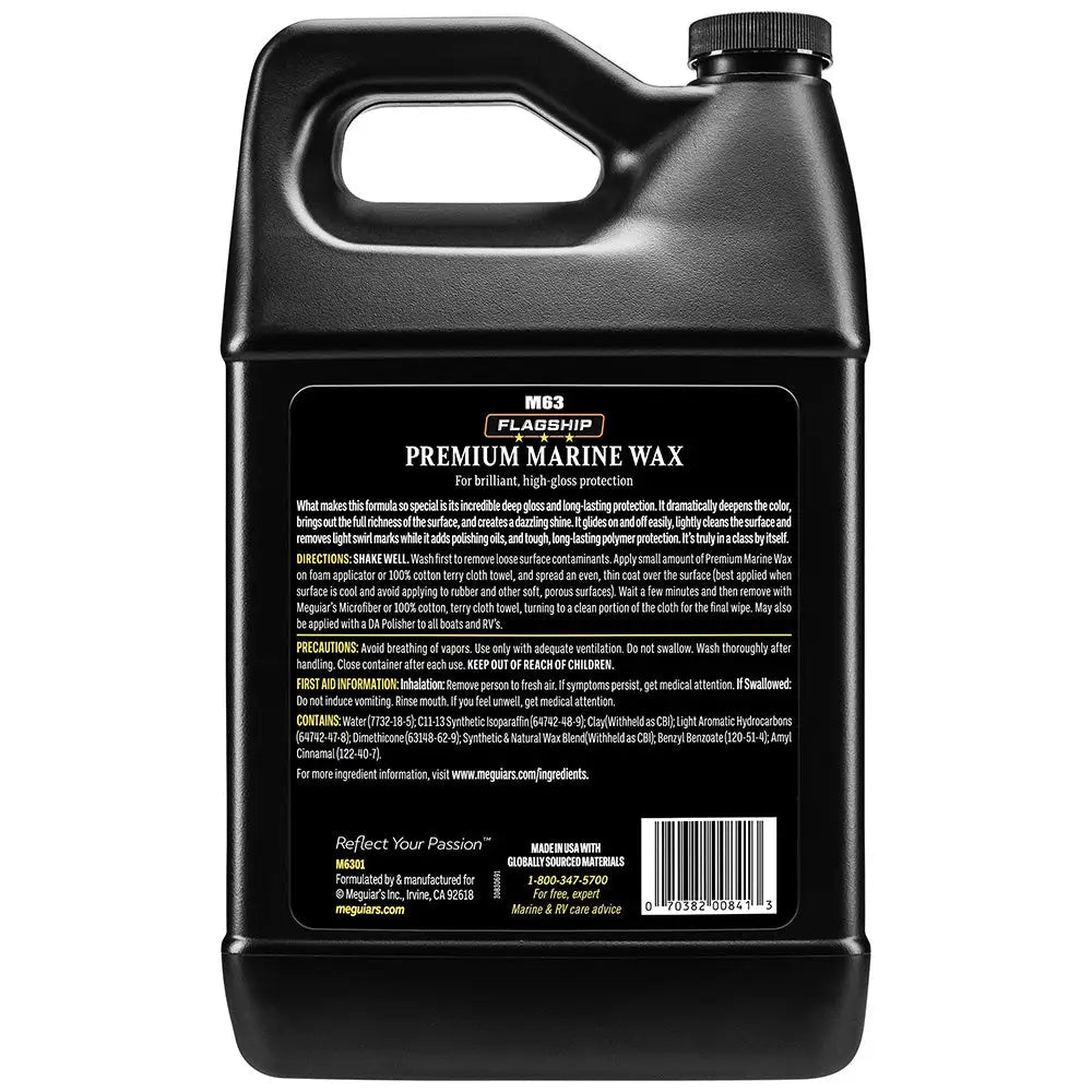 Meguiar’s Flagship Premium Marine Wax - 1 Gallon [M6301] - Cleaning
