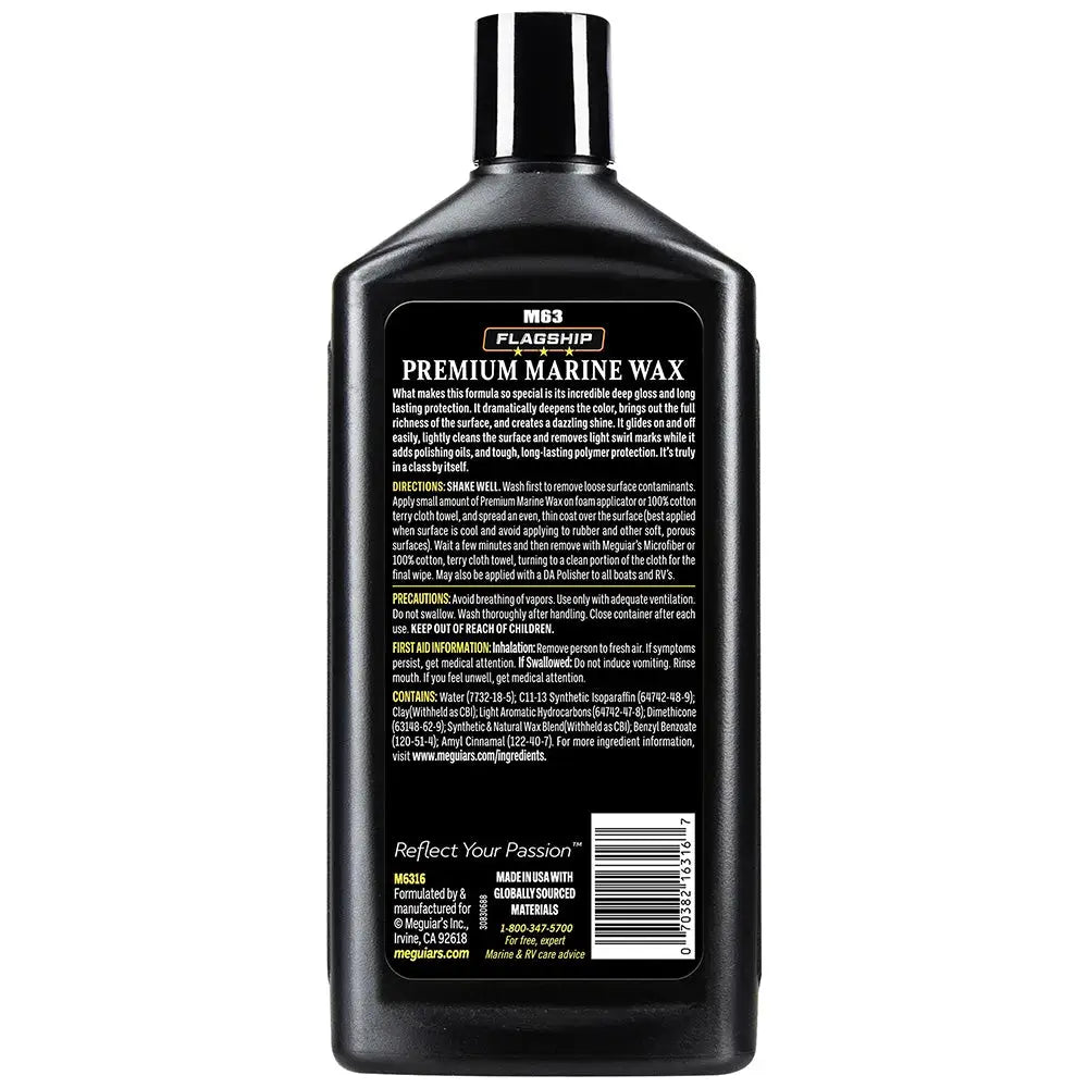 Meguiar’s Flagship Premium Marine Wax - 16oz [M6316] - Cleaning
