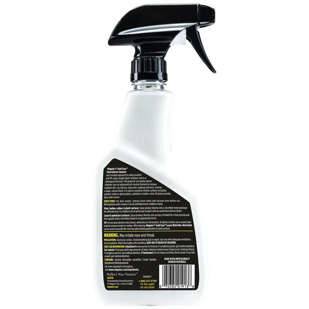 Meguiar’s Total Interior Cleanser Gold Class 16oz - Cleaning