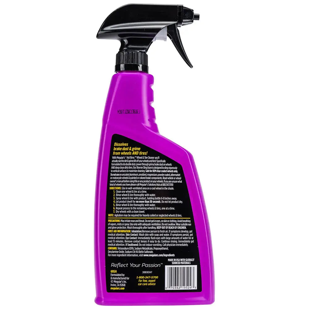 Meguiar’s Hot Rims Wheel Tire Cleaner - 24oz [G9524] - Cleaning