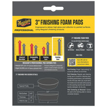 Meguiar’s Professional 3’’ Finishing Foam Pads *3-Pack [M3FFP3] - Cleaning