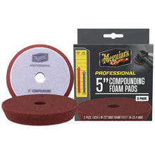 Meguiar’s Professional 5’’ Compounding Foam Pads *2-Pack [M5CFP2] - Cleaning
