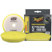 Meguiar’s Professional 5’’ Polishing Foam Pads *2-Pack [M5PFP2] - Cleaning