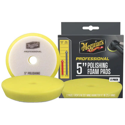 Meguiar’s Professional 5’’ Polishing Foam Pads *2-Pack [M5PFP2] - Cleaning