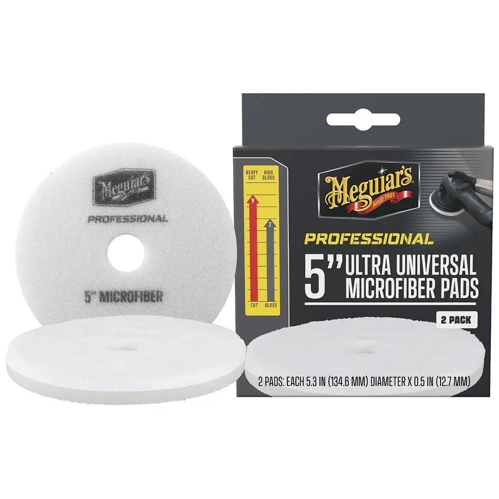 Meguiar’s Professional 5’’ Ultra Universal Microfiber Pads *2-Pack [M5MFP2] - Cleaning