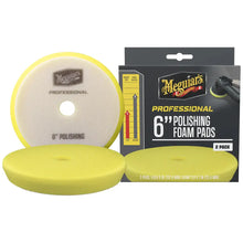 Meguiar’s Professional 6’’ Polishing Foam Pads *2-Pack [M6PFP2] - Cleaning