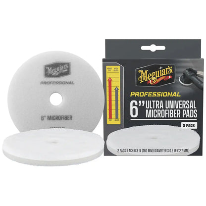 Meguiar’s Professional 6’’ Ultra Universal Microfiber Pads *2-Pack [M6MFP2] - Cleaning