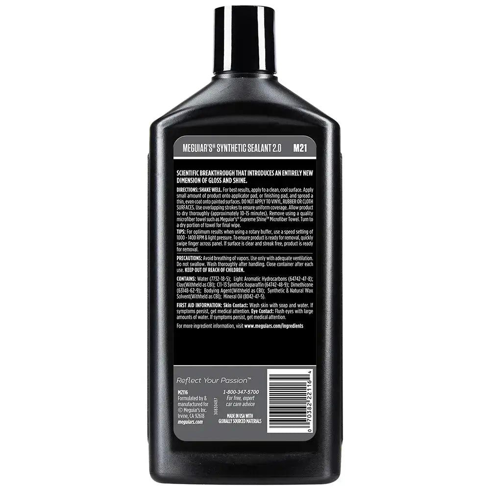 Meguiar’s Professional Synthetic Sealant 2.0 - 16oz [M2116] - Cleaning