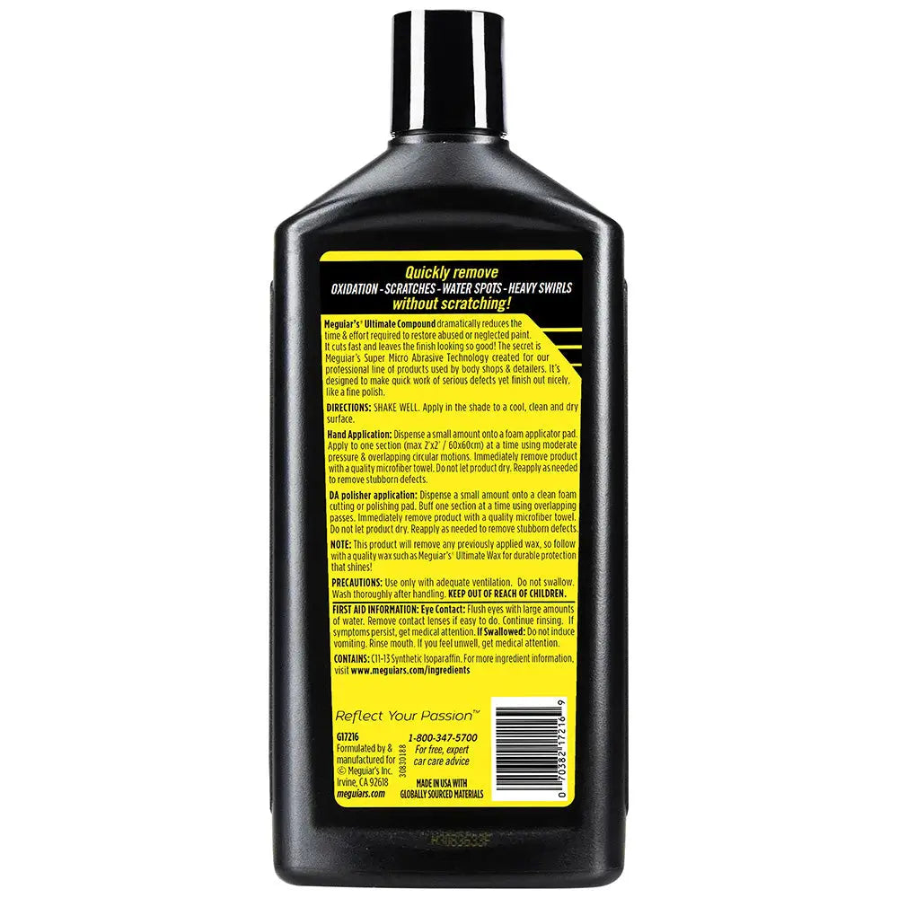 Meguiar’s Ultimate Compound - 16oz [G17216] - Cleaning