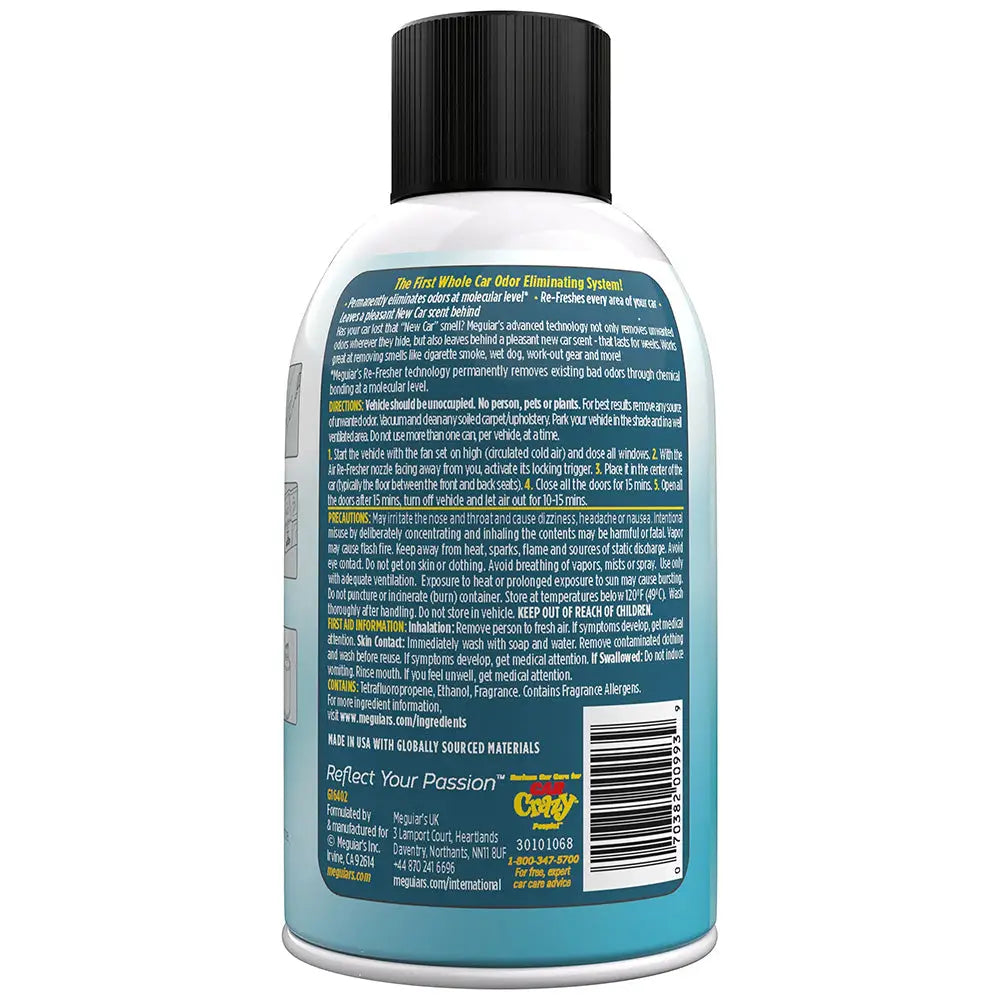 Meguiar’s Whole Car Air Refresher Odor Eliminator - New Car Scent [G16402] - Cleaning