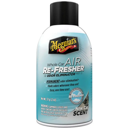 Meguiar’s Whole Car Air Refresher Odor Eliminator - New Car Scent [G16402] - Cleaning
