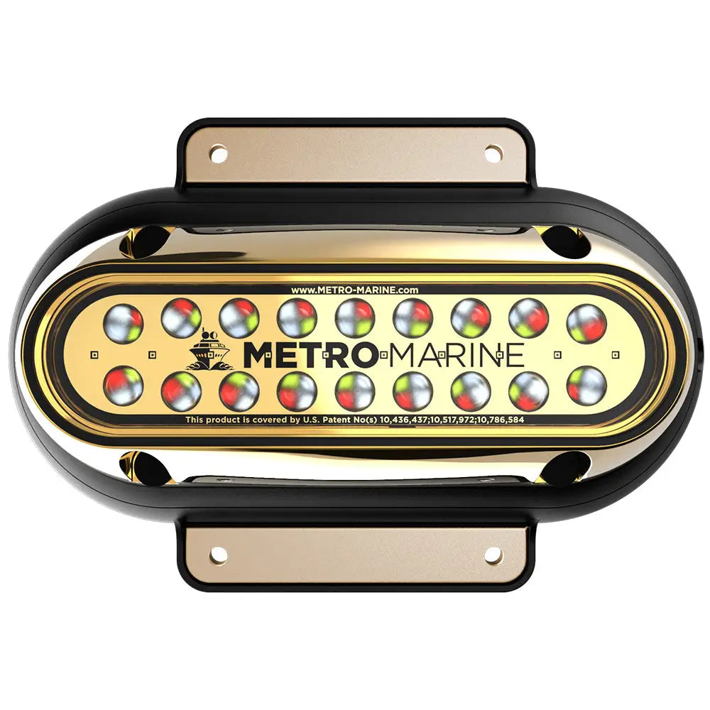 Metro Marine High-Output Elongated Surface Mount Light w/Intelligent Full Spectrum LEDs - RGBW 45 Beam [F-SME1-H-FS-45]