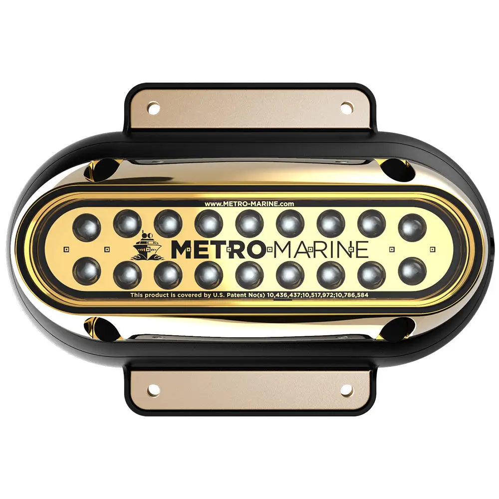 Metro Marine High-Output Elongated Surface Mount Light w/Intelligent Monochromatic LEDs - White 45 Beam