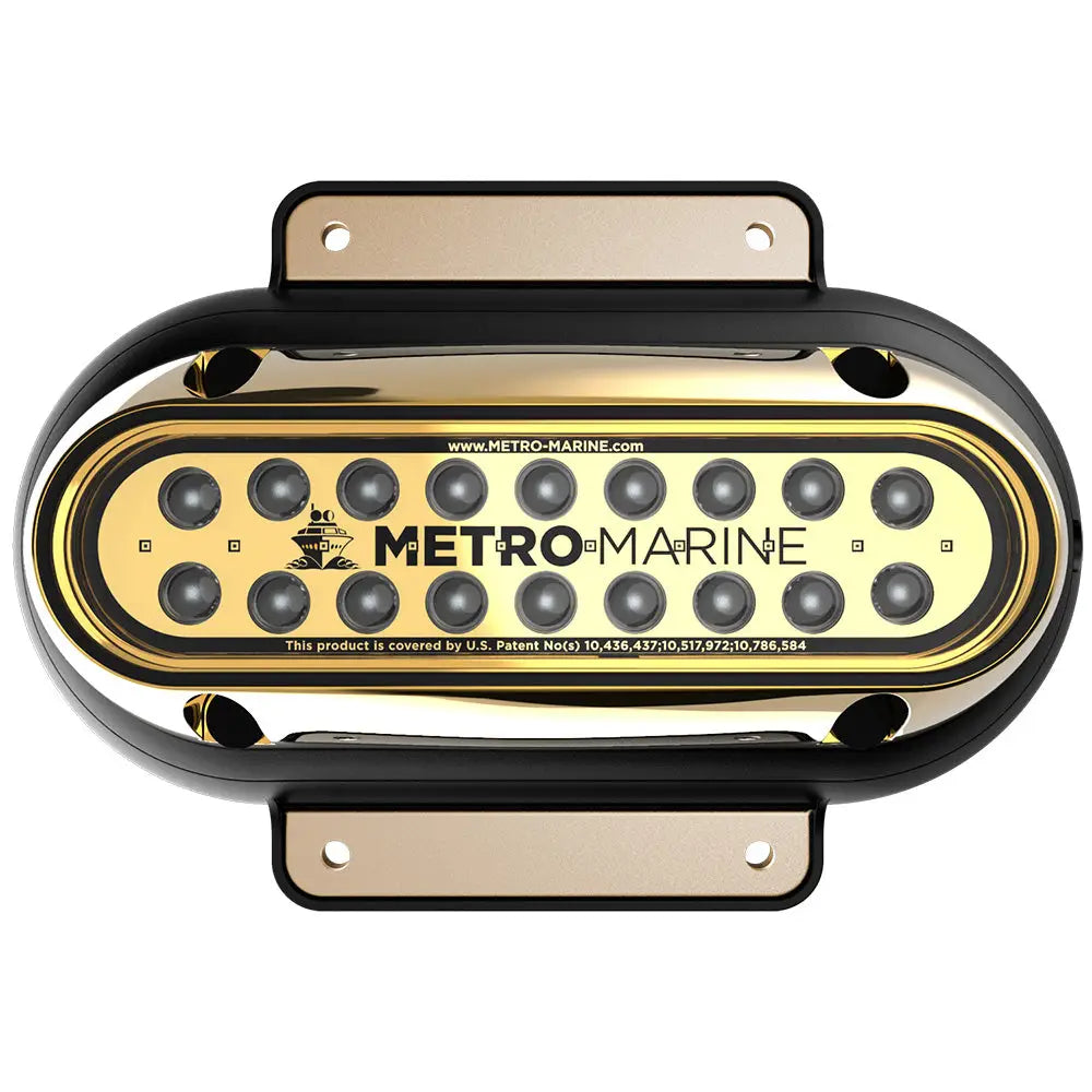Metro Marine High-Output Elongated Surface Mount Light w/Intelligent Monochromatic LEDs - White 90 Beam
