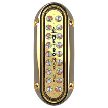 Metro Marine High-Output Elongated Vertical Mount Light w/Intelligent Full Spectrum LEDs - RGBW 45 Beam
