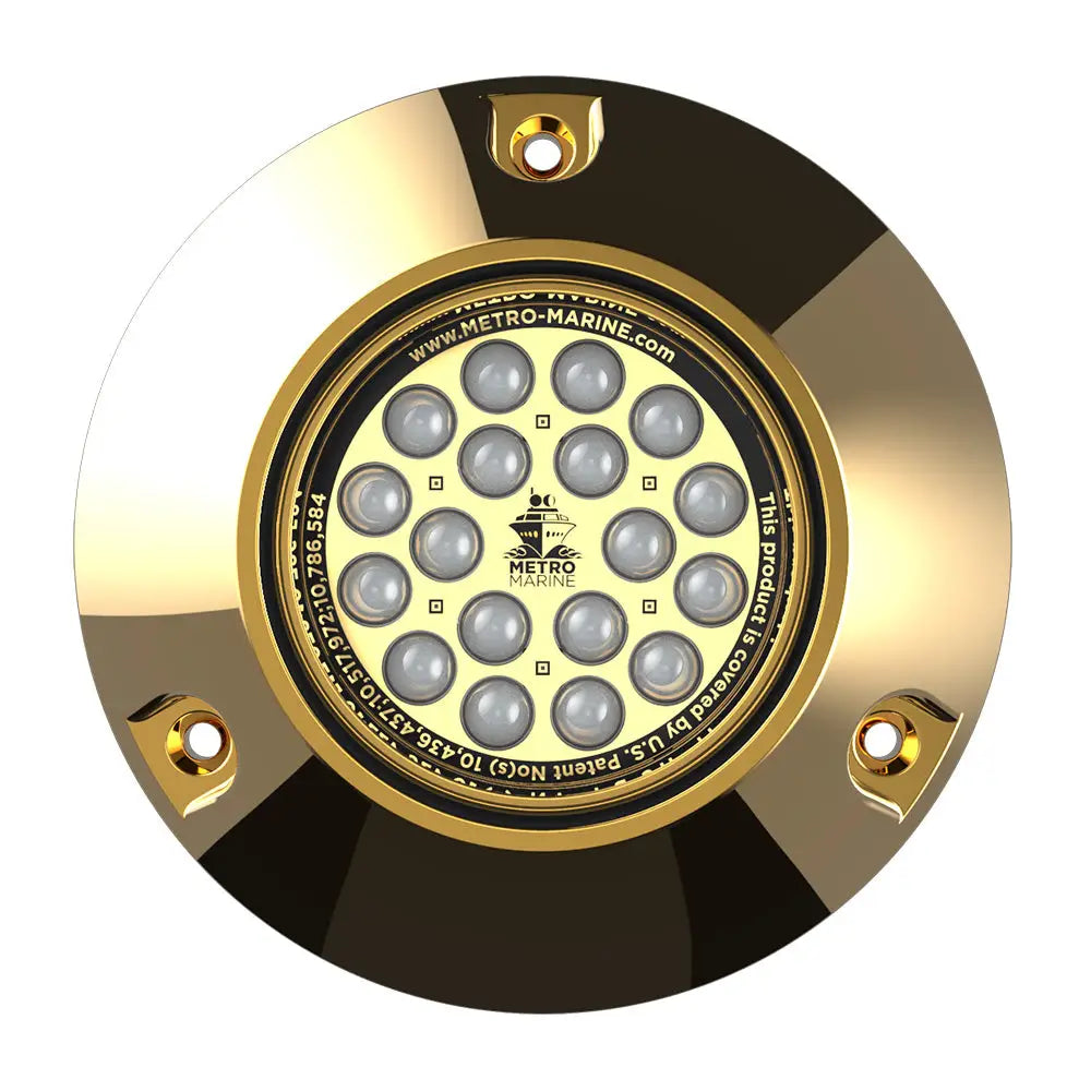 Metro Marine High-Output Submersible Underwater Light w/Intelligent Monochromatic LEDs - Green 45 Beam [F-BMR1-G3-45]