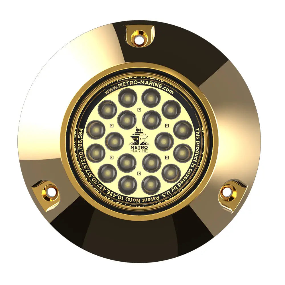 Metro Marine High-Output Submersible Underwater Light w/Intelligent Monochromatic LEDs - White 90 Beam [F-BMR1-W3-90]