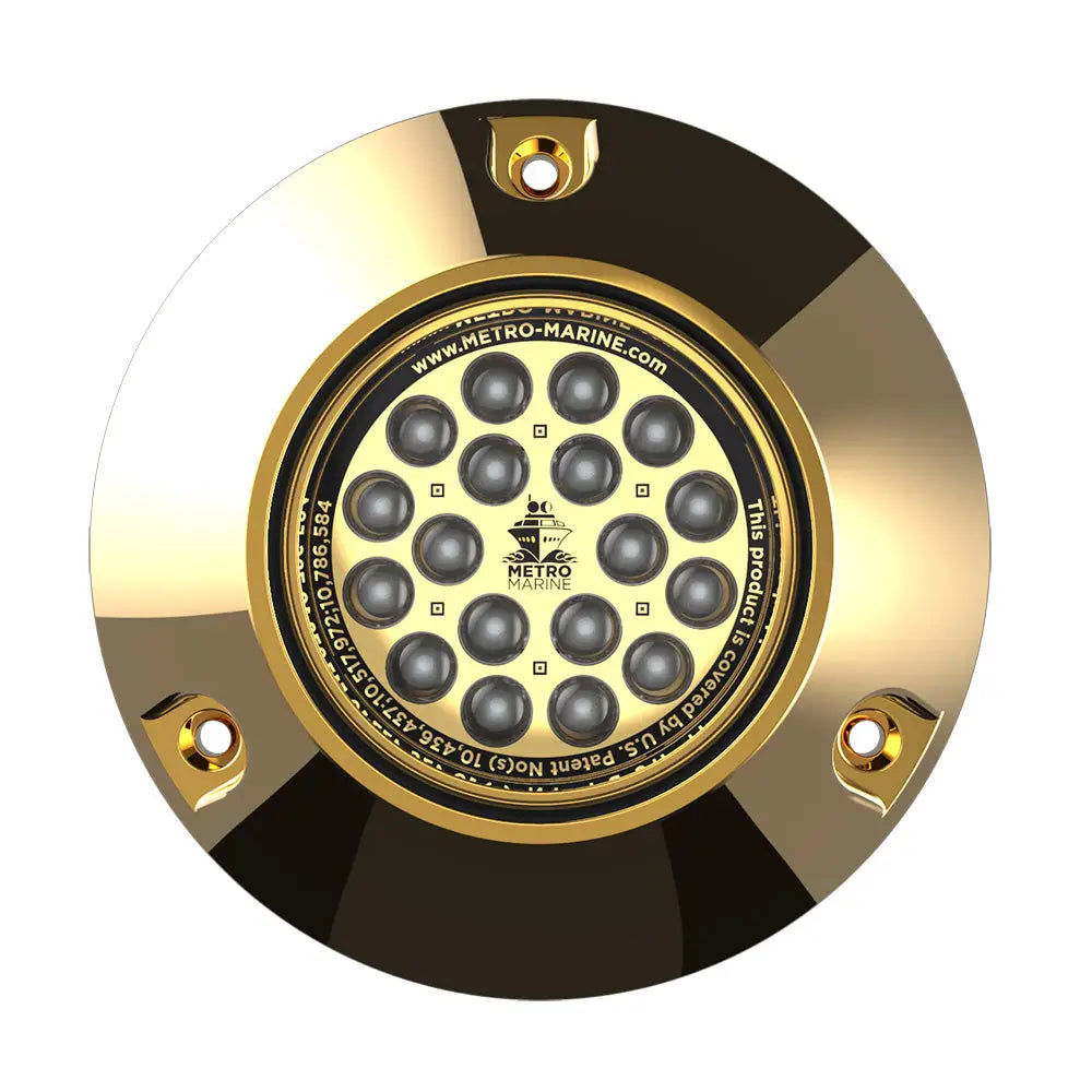Metro Marine High-Output Submersible Underwater Light w/Intelligent Monochromatic LEDs - Green 90 Beam [F-BMR1-G3-90]