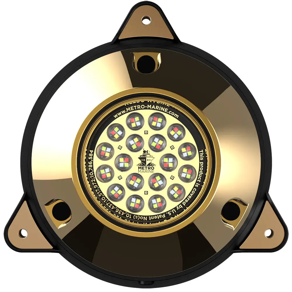 Metro Marine High-Output Surface Mount Underwater Light w/Intelligent Full Spectrum LEDs - RGBW 90 Beam [F-SMR1-FS-90]