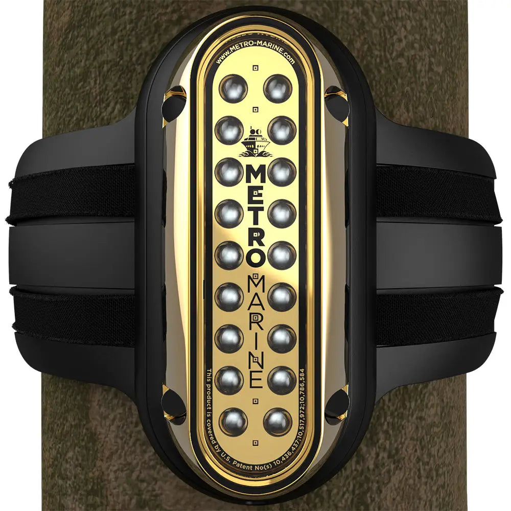 Metro Marine High-Output Vertical Piling Mount Light w/Intelligent Monochromatic LEDs - Blue 45 Beam [F-PME1-V-B3-45]