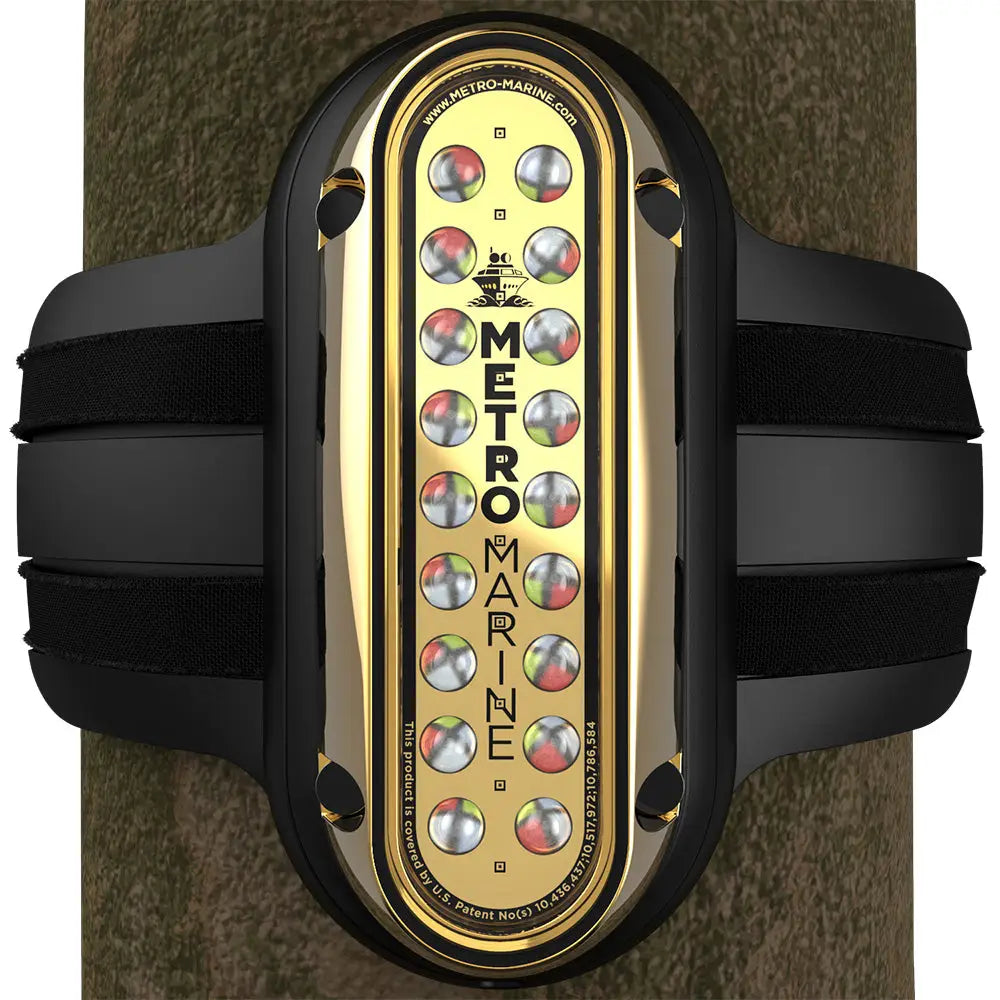 Metro Marine High-Output Vertical Piling Mount Light w/Intelligent Full Spectrum LEDs - RGBW 45 Beam [F-PME1-V-FS-45]