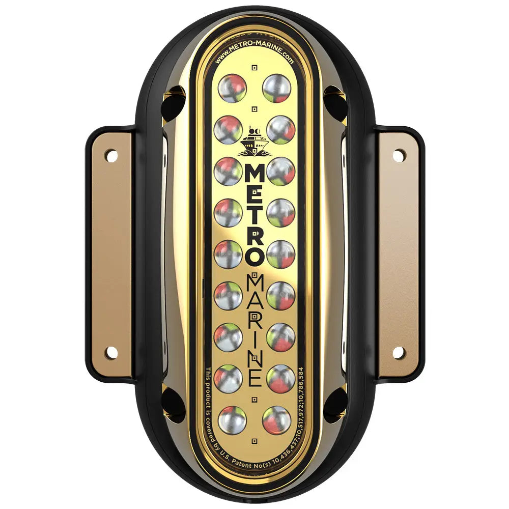 Metro Marine High-Output Vertical Surface Mount Light w/Intelligent Full Spectrum LEDs - RGBW 45 Beam [F-SME1-V-FS-45]