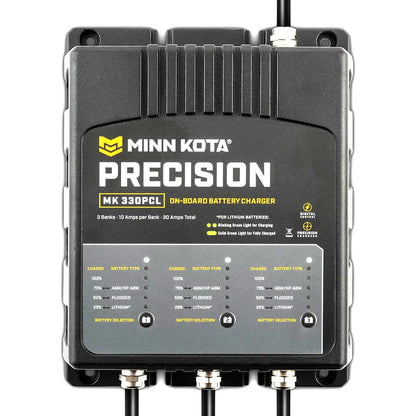 Minn Kota On-Board Precision Charger MK-330 PCL 3 Bank x 10 AMP LI Optimized Charger [1833301] - Battery Chargers