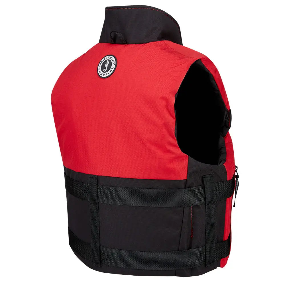Mustang Accel 100 Foam Fishing Vest - XXL - Red-Black [MV462602-123-XXL-216] - Personal Flotation Devices