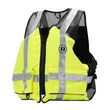 Mustang Hi-Vis Yellow Green Industrial Mesh Vest Large XL MV1254T3 - Personal Flotation Devices