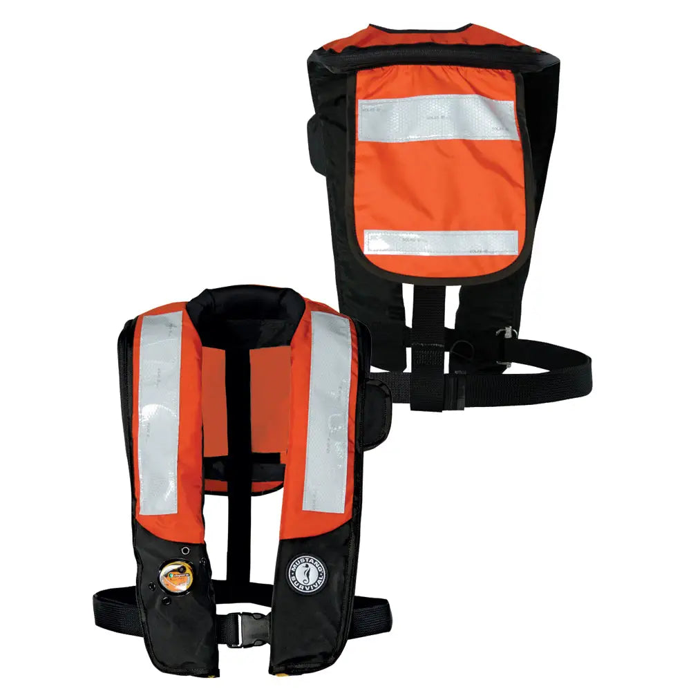 Mustang HIT Inflatable PDF w/SOLAS Reflective Tape - Orange/Black - Automatic/Manual [MD3183T2-33-0-101] - Personal