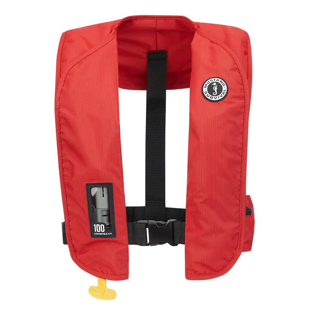 Mustang MIT 100 Convertible Inflatable PFD - Red [MD2030-4-0-202] - Personal Flotation Devices