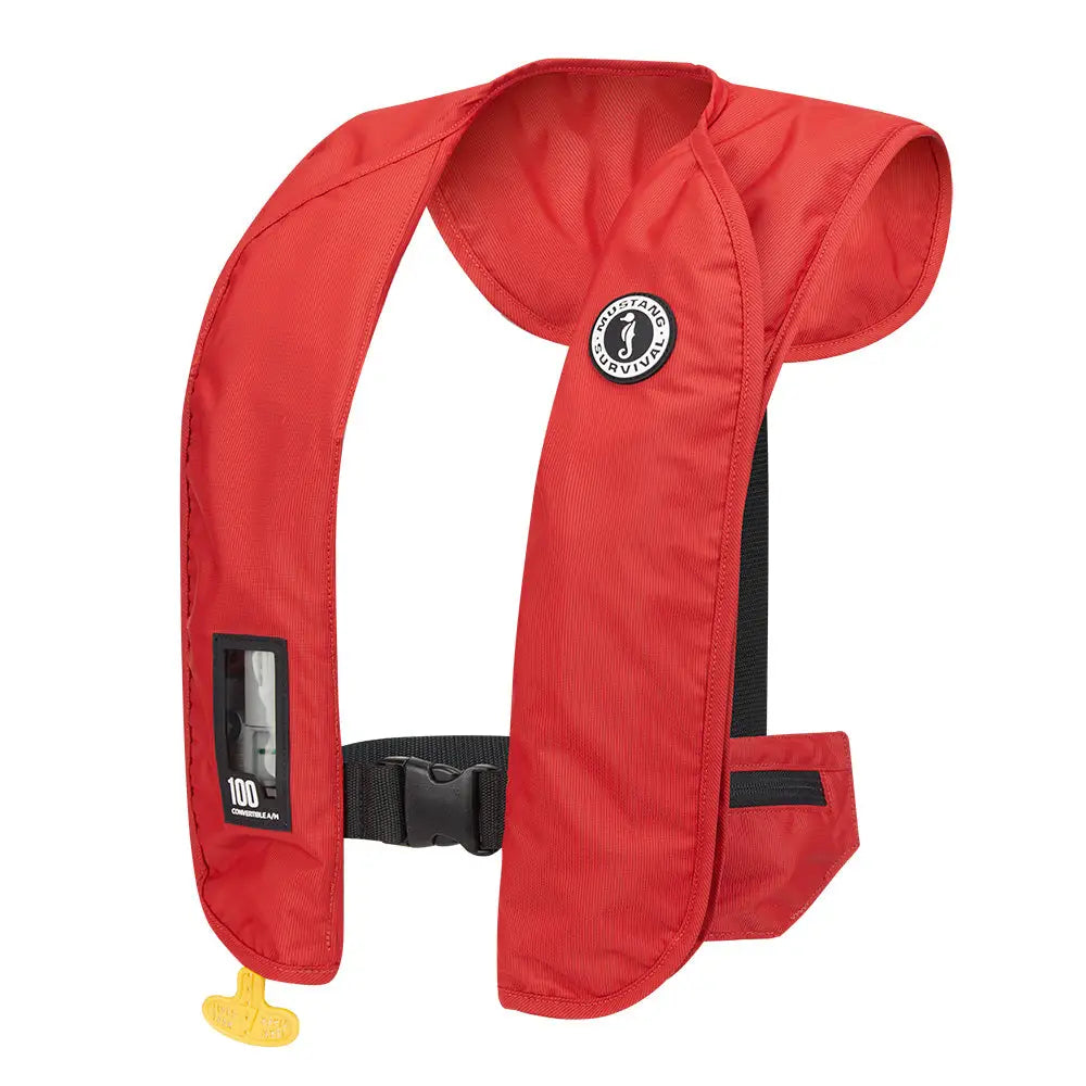 Mustang MIT 100 Convertible Inflatable PFD - Red [MD2030-4-0-202] - Personal Flotation Devices