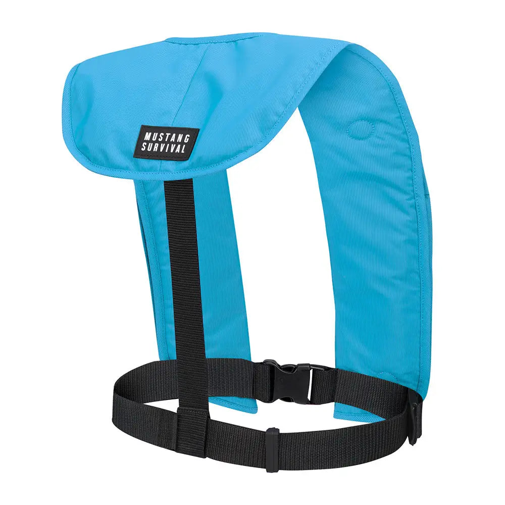 Mustang Azure Blue MIT 70 Manual Inflatable PFD Universal - Personal Flotation Devices