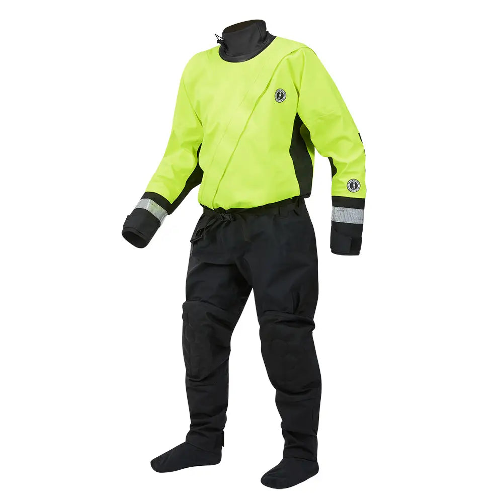 Mustang MSD576 Water Rescue Dry Suit - Fluorescent Yellow Green-Black - XL [MSD57602-251-XL-101] - Immersion/Dry/Work
