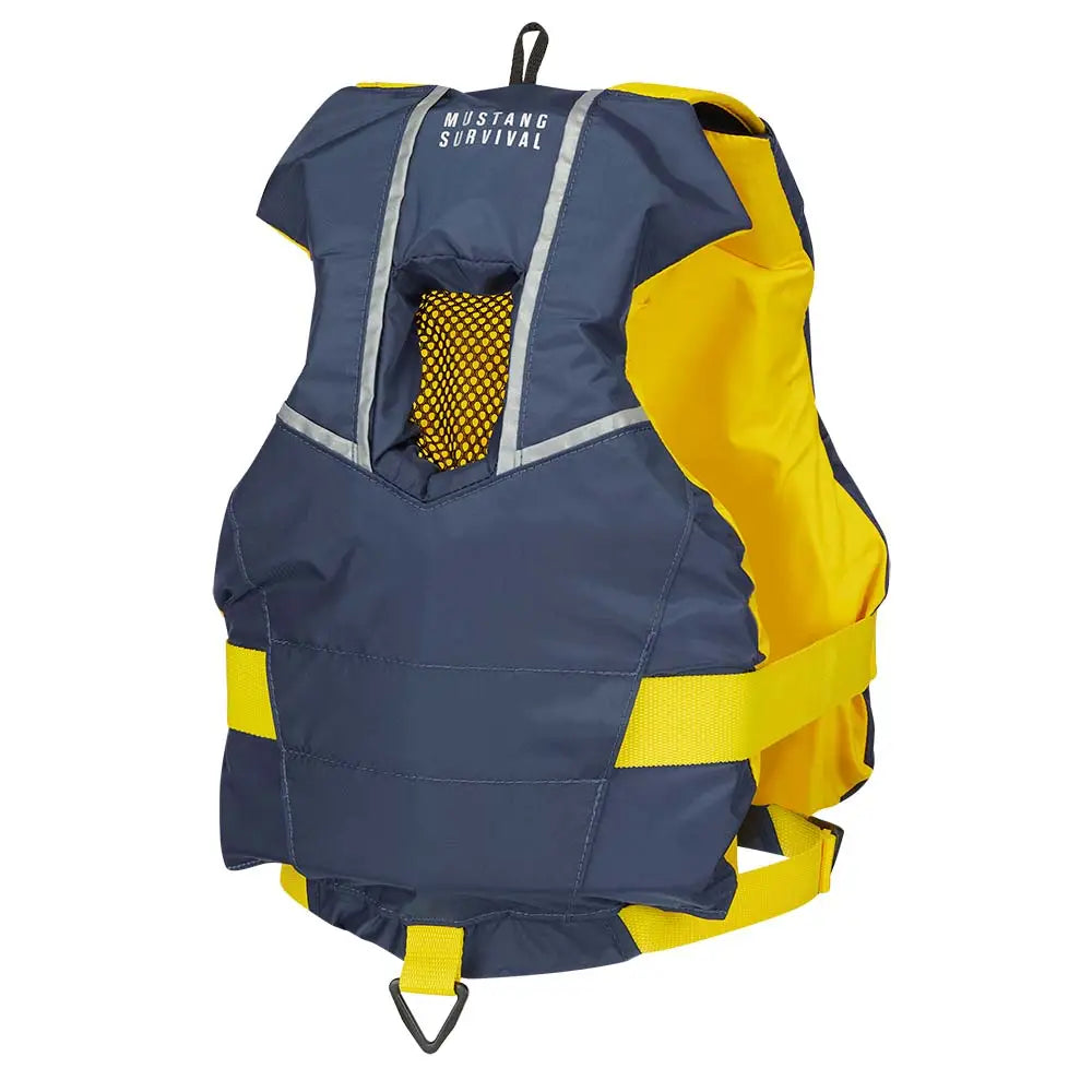Mustang Youth Bobby Foam Vest - Yellow/Navy [MV2500-5-0-216] - Personal Flotation Devices