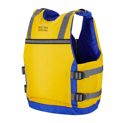 Youth Mustang Reflex Foam Yellow Royal Blue Vest - Personal Flotation Devices