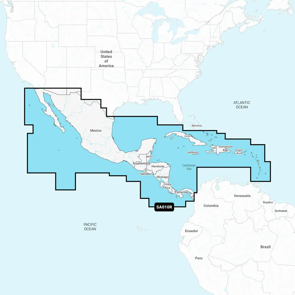 Navionics NASA010R - Central America Caribbean - Navionics + [010-C1459-30] - Navionics