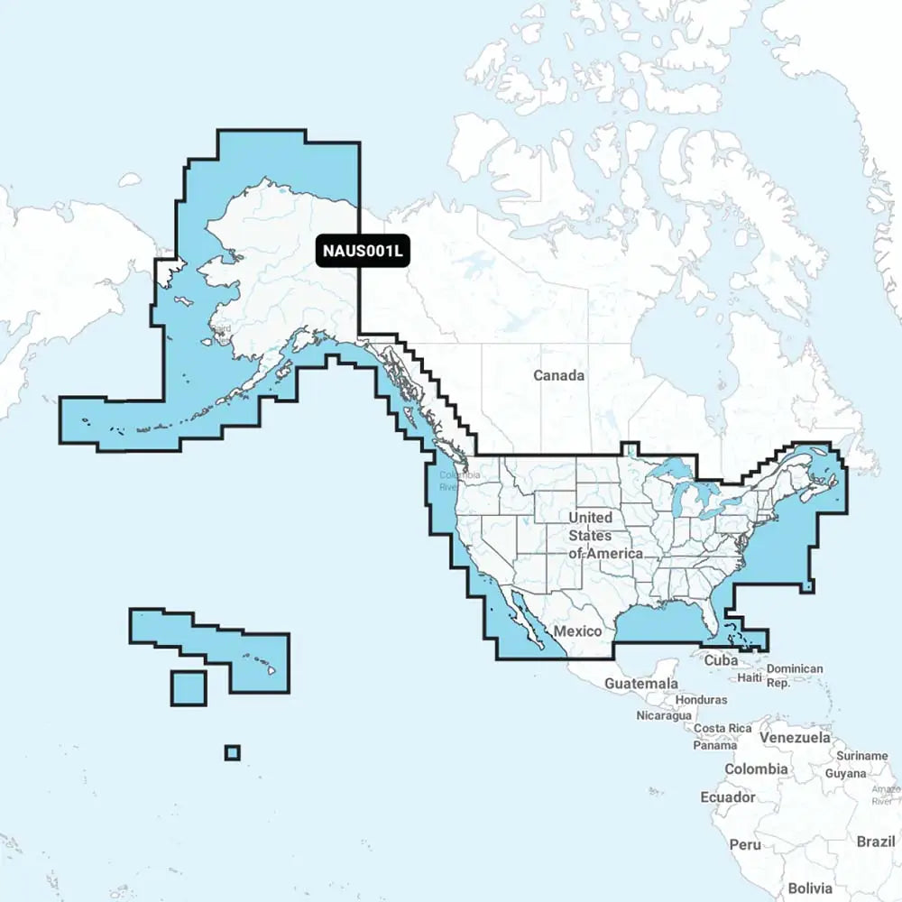 Navionics NAUS001L - U.S. Coastal Canada - Navionics + [010-C1366-30] - Navionics