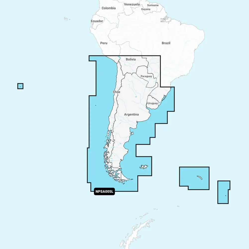 Navionics Platinum + NPSA005L - Chile Argentina Easter Island [010-C1365-40] - Navionics Platinum Plus