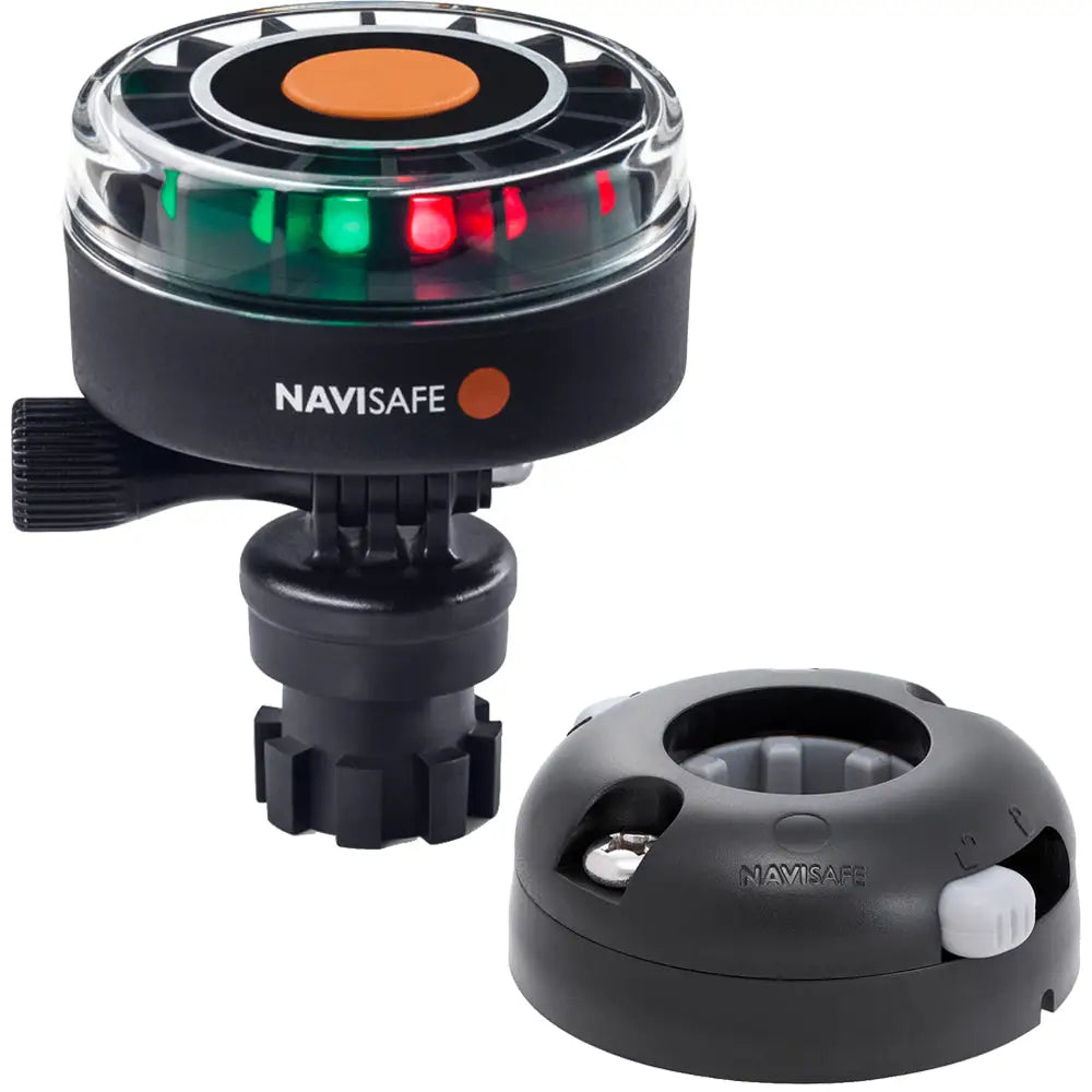Navisafe Navilight 2NM Tricolor w/Navimount Base Horizontal Mount - Black [340KIT7] - Navigation Lights